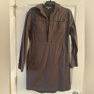 Title Nine Wren Utility Ripstop Shirt Dress Size M